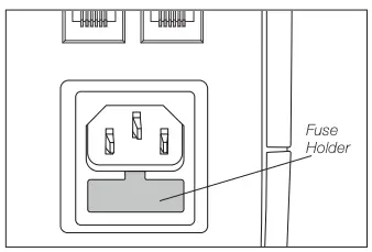 Replace a blown fuse 1
