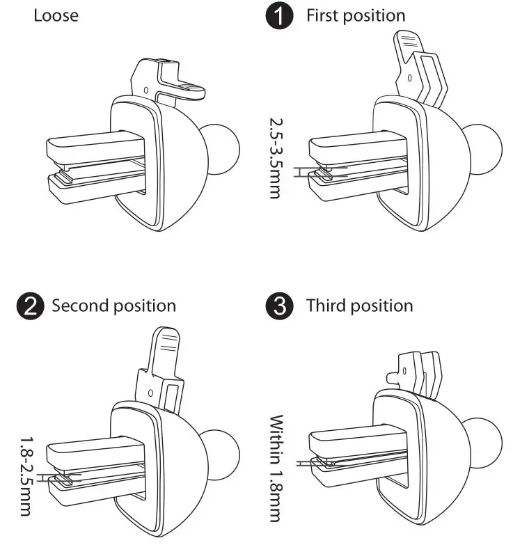 Dongguan TAC-117A Car Fast Wireless Charger - Air Vent Mount