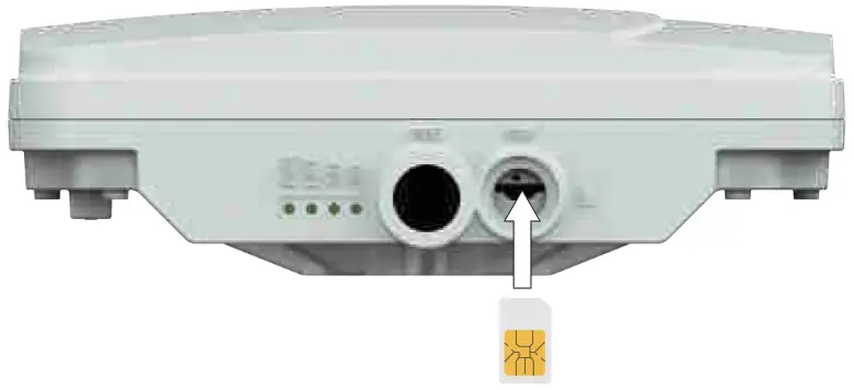 HORIZON 2100 Series CBRS Outdoor Routers - SIM Card to the Slot
