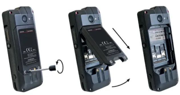 i safe MOBILE M33A01 IS330.RG Cell Phone U FIG 4