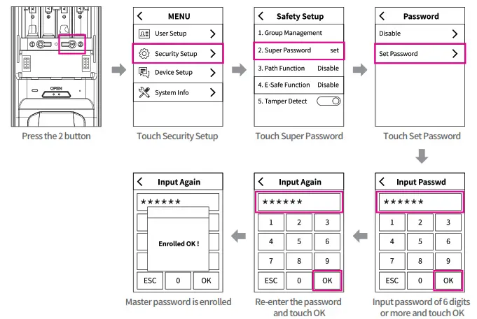 Onface 2AW4P-D5 FACE RECOGNITION DOORLOCK - Fig 19