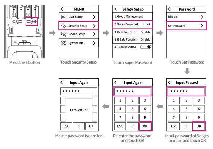 Onface 2AW4P-D5 FACE RECOGNITION DOORLOCK - Fig 20