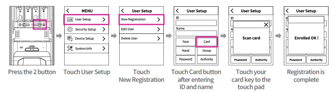 Onface 2AW4P-D5 FACE RECOGNITION DOORLOCK - Fig 22