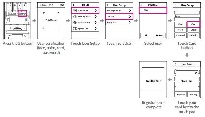 Onface 2AW4P-D5 FACE RECOGNITION DOORLOCK - Fig 24