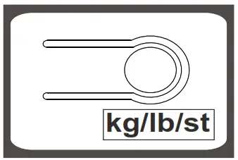 Gallet GALPEP 950 Glass Personal Scale - Description of the controls 3