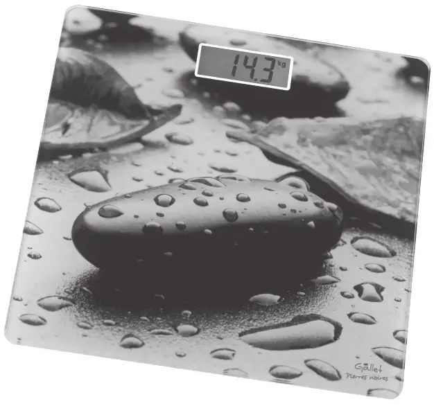 Gallet GALPEP 950 Glass Personal Scale - cover