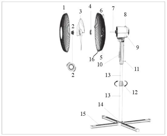 DOMO-DO8140-Free-Standing-Fan-fig-1