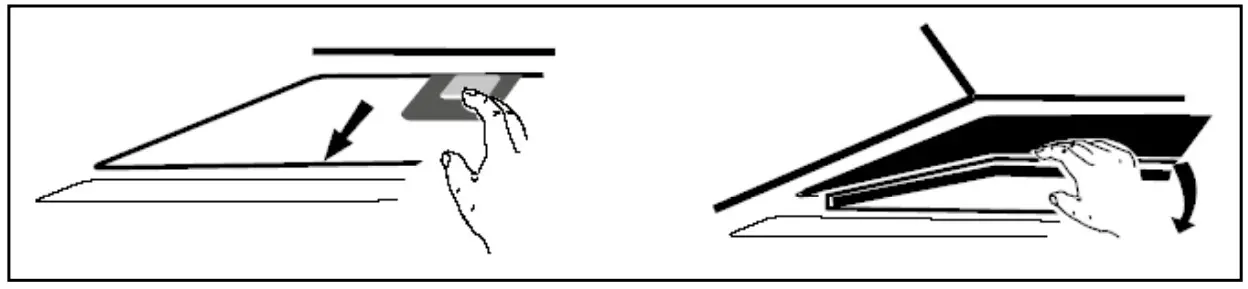 caple AH600BK Angled Wall Chimney Hood - charcoal