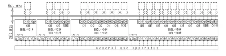 IDEC EB3L Relay Barrier (alias Lamp Barrier)-2