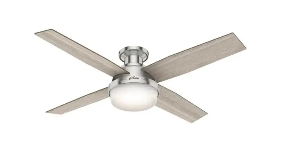 Hunter 50283 Dempsey Indoor Low Profile Ceiling Fan Instruction Manual