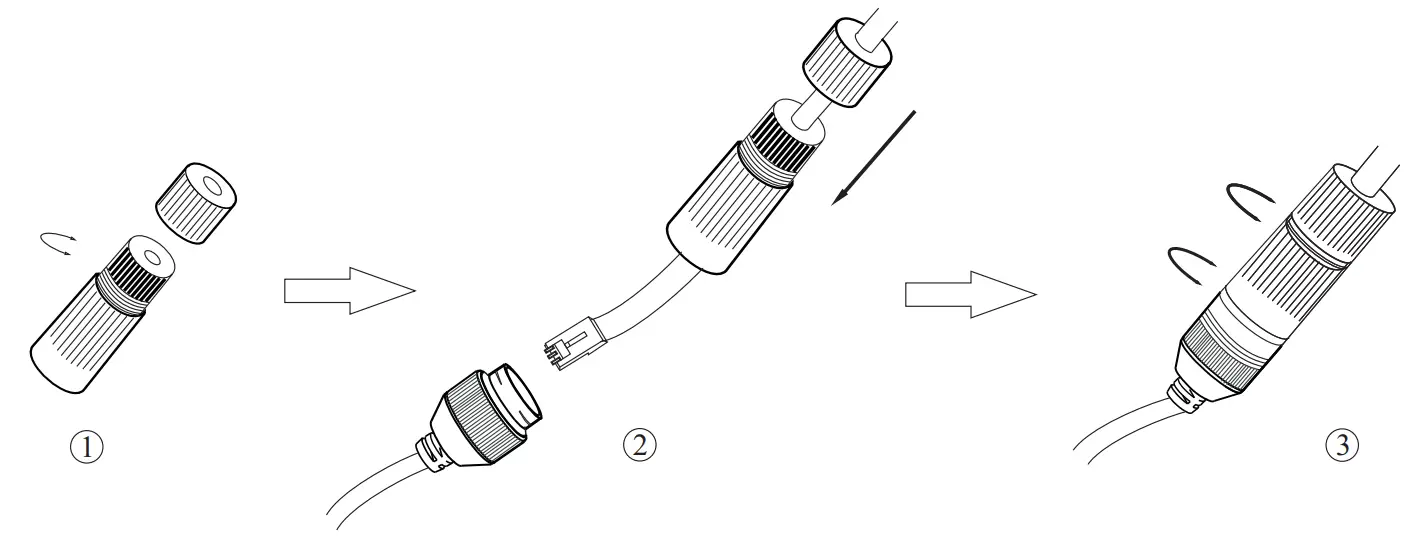 speco technologies O2VT1V 2MP Outdoor Network Turret Camera - Network Cable