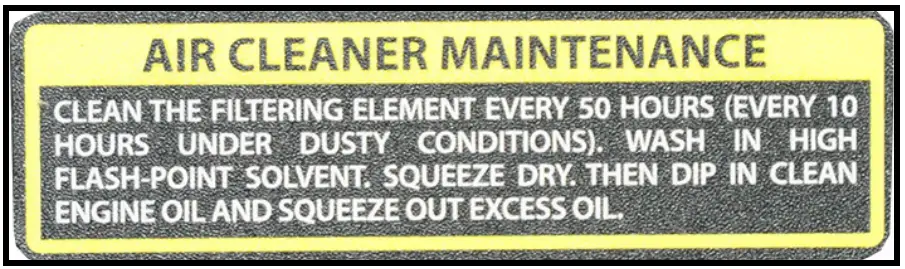 Symbols on the device