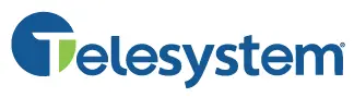Telesystem Webex SMS Hosted VoIP Blue logo
