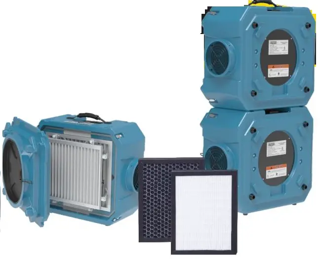 ALORAIR HEPA 550 Versatile and Negative Air Scrubber Instructions - Restoration