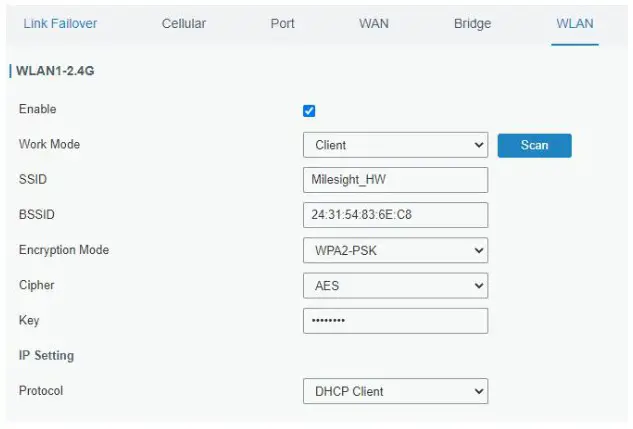 Milesight UF51 5G CPE Cellular Router - Network Configuration 8