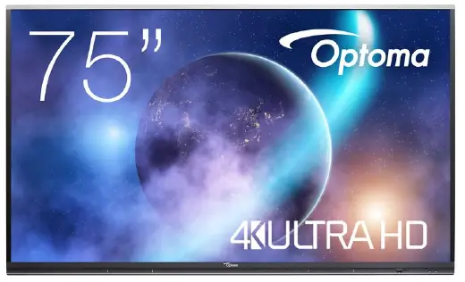 Optoma 5752RK 75 Inch 4K Ultra HD Interactive Flat Panel Display PRODUCT