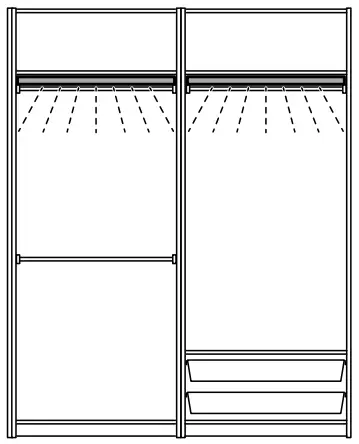 IKEA PAX and KOMPLEMENT Wardrobes and Closet Solutions - FIG 104