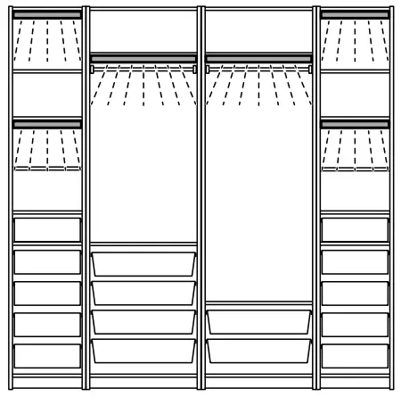 IKEA PAX and KOMPLEMENT Wardrobes and Closet Solutions - FIG 114