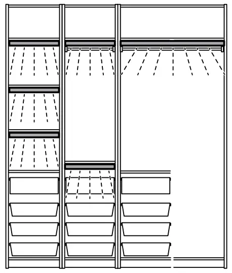 IKEA PAX and KOMPLEMENT Wardrobes and Closet Solutions - FIG 94