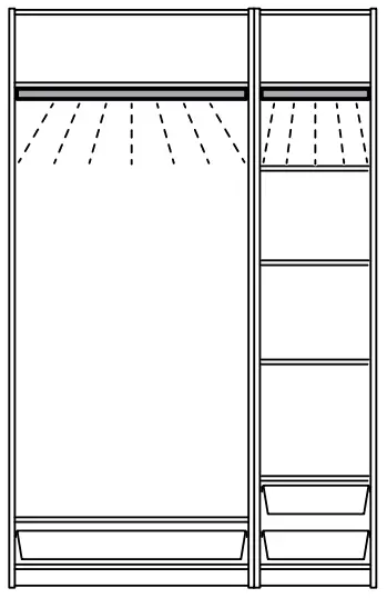 IKEA PAX and KOMPLEMENT Wardrobes and Closet Solutions - FIG 98