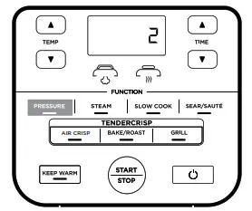 NINJA OP450UK Foodi MAX 7-in-1 - STOP button