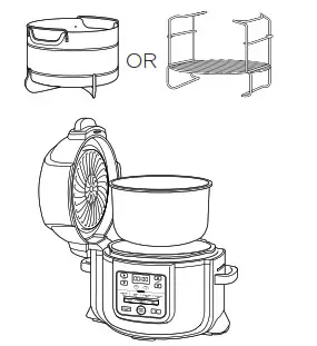 NINJA OP450UK Foodi MAX 7-in-1 - ngredients