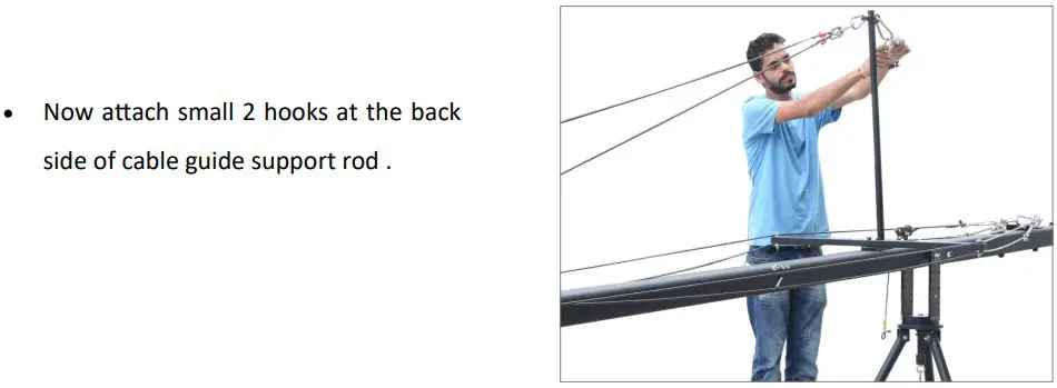 PROAIM P-W5P-BRZ Breeze Film Shooting Equipment Instruction Manual - INSTALLING CABLES