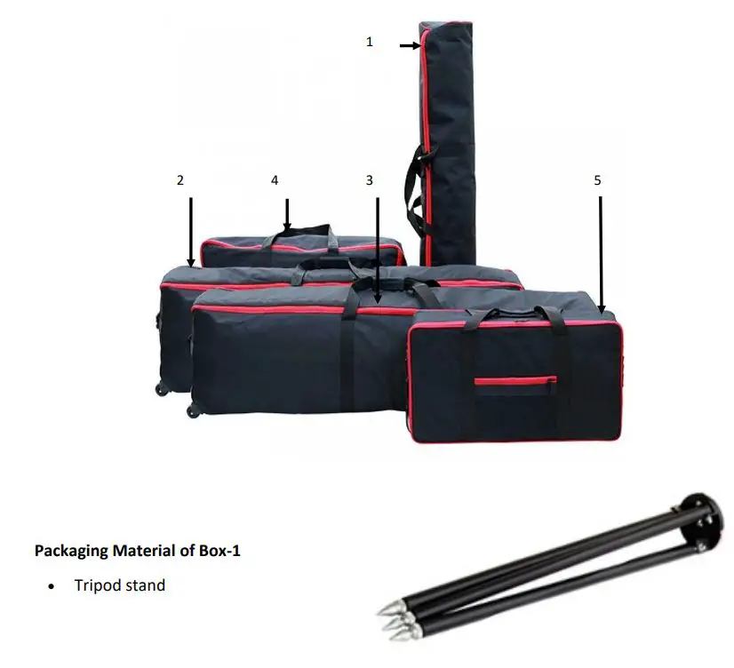 PROAIM P-W5P-BRZ Breeze Film Shooting Equipment Instruction Manual - What’s In The Box