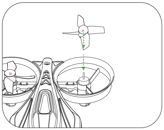2A8DM-A90 RC Drone Installation illustration