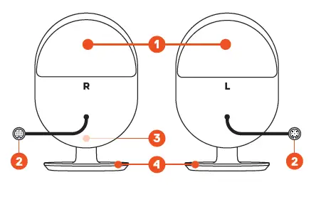 steelseries 61547 Arena 9 5.1 Bluetooth Gaming Speakers with RGB Lighting fig (1)