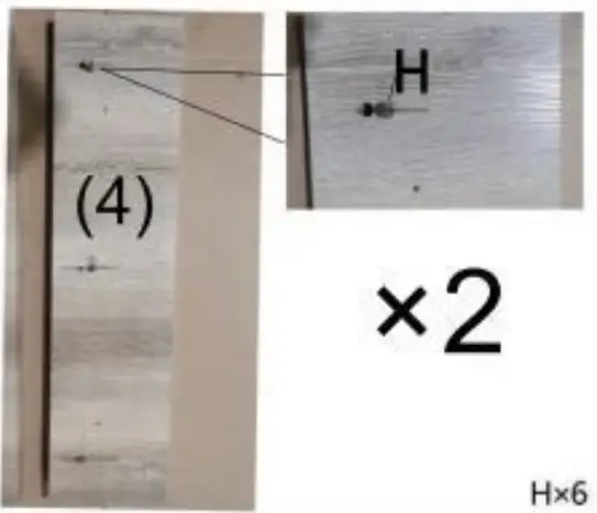 Polibi RS 551IRDTD Industrial Rectangular Rustic Brown Wood Top Dining Table - Installation steps