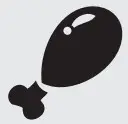Chicken Leg Icon