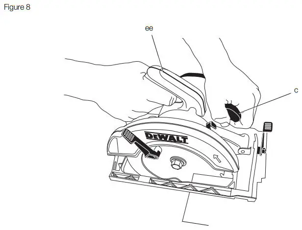DeWALT D23700 Circular saw 235 mm 1750 W - FIGURE 5