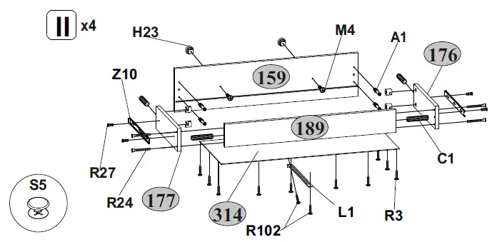 Anrex Diesel 4SD3 Chest of Drawers fig (4)