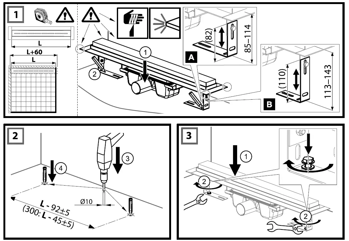 RAVAK X01427 Shower Drain Stainless Steel 4