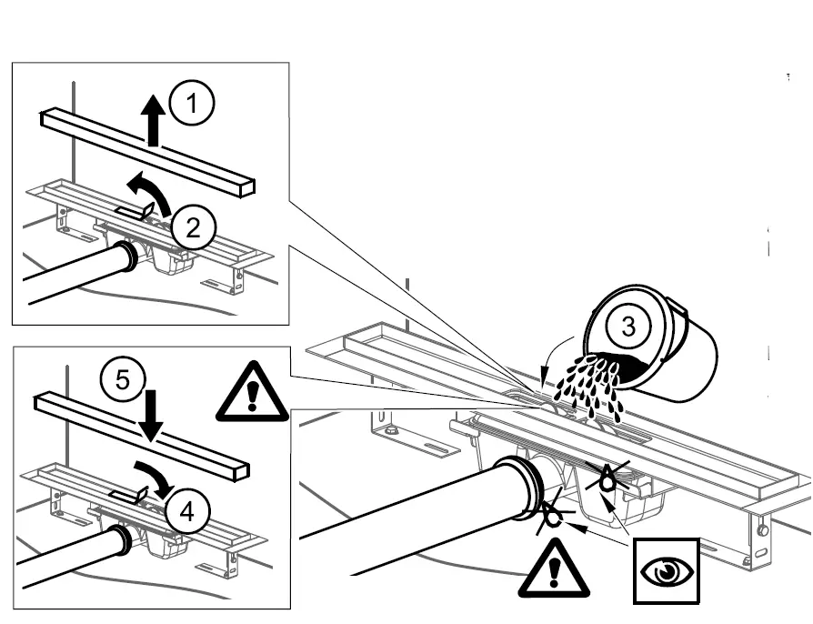 RAVAK X01427 Shower Drain Stainless Steel 6