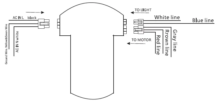 ONE HOME COLLECTION OHCF03-MT Smart Ceiling Fan 10