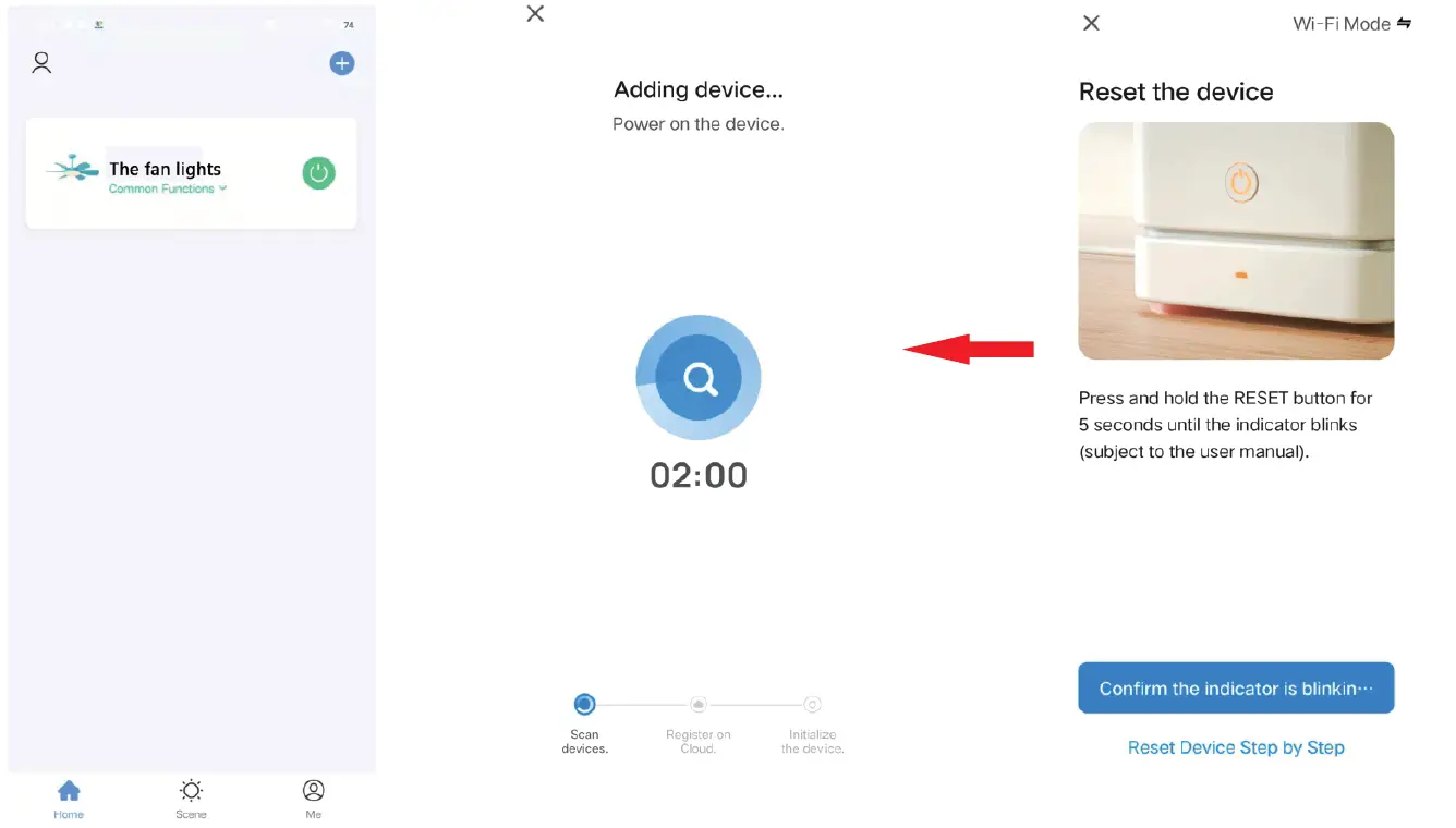 ONE HOME COLLECTION OHCF03-MT Smart Ceiling Fan 14