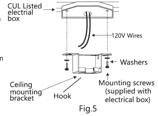 ONE HOME COLLECTION OHCF03-MT Smart Ceiling Fan 6