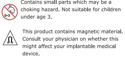EKSA Telecom H1 Bluetooth Wireless Trucker Headset Instruction Manual - Safety icon
