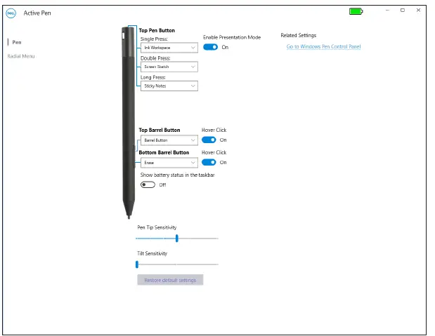 Dell PN579X Premium Active Pen - 15