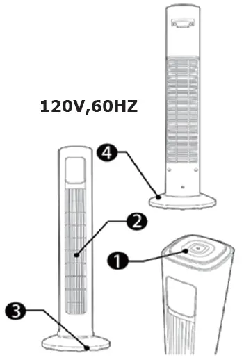 COSTWAY-ES10144US-WH-Tower-Fan-fig-1