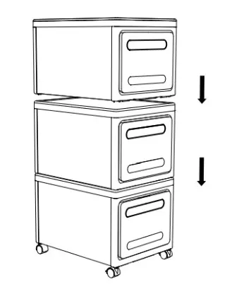 ovela OV3PCSSBWTA 3PCS Storage Box - Step 6