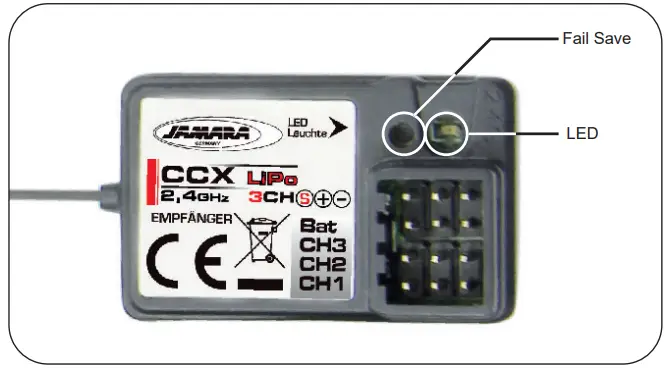 JAMARA CCX Lipo 2,4 GHz 3 CH Transmitter-fig11