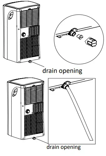 TOMADO TMA9001B Mobiele Airco - CONDENSATION WATERTOMADO TMA9001B Mobiele Airco - CONDENSATION WATER