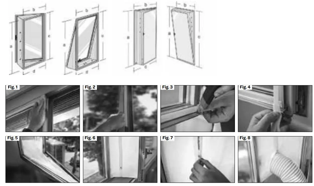 TOMADO TMA9001B Mobiele Airco - W SEAL SET