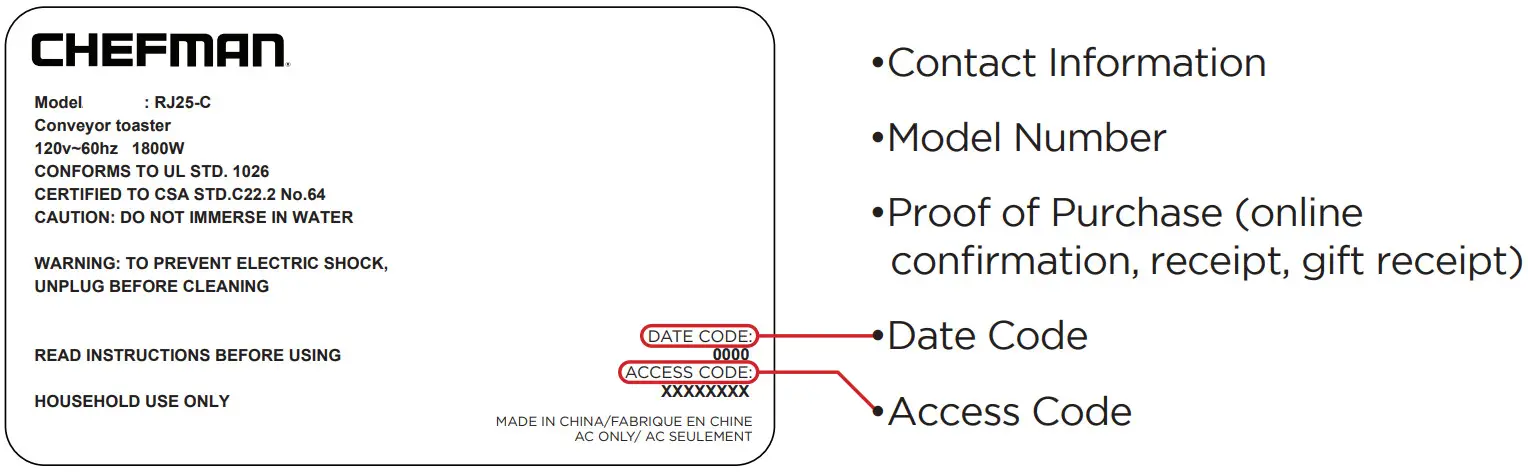 CHEFMAN RJ38 SQPF 8T TurboFry Touch Air Fryer - Figure 1