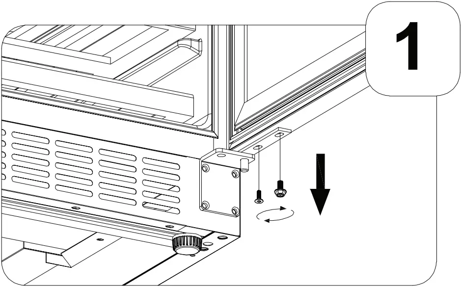 CBR1501SSOD - Reversing the Door Swing 1