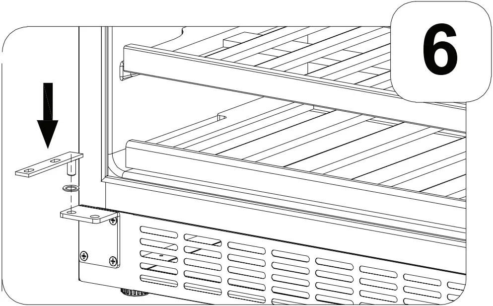 CBR1501SSOD - Reversing the Door Swing 6