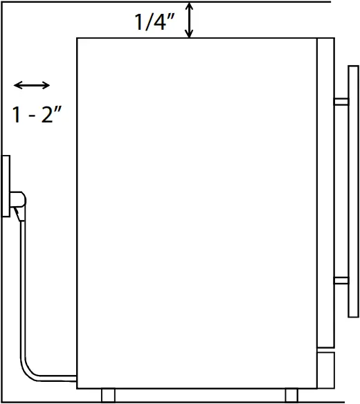 CBR1501SSOD - Spacing dimensions 3
